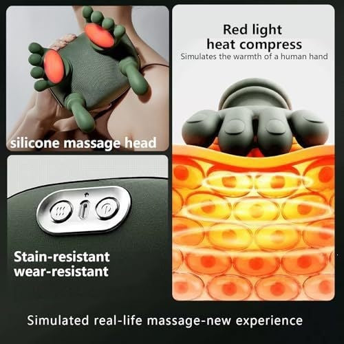 Wireless Shoulder Neck Massager with Heat Therapy