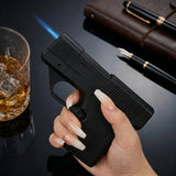 Gun Shaped Lighter & Cigarette Case