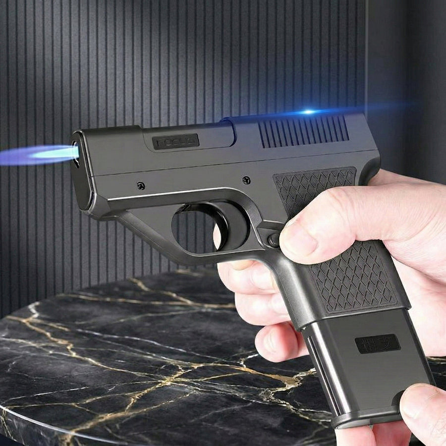 Gun Shaped Lighter & Cigarette Case