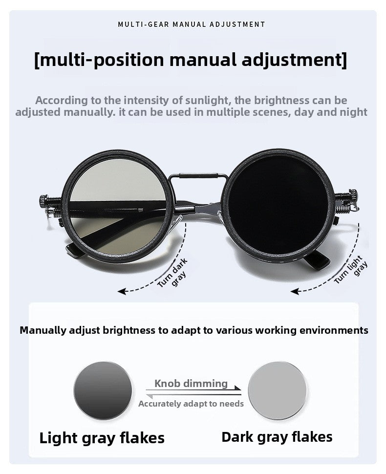 Rotating Neutral Density Filter Polarized Sunglasses