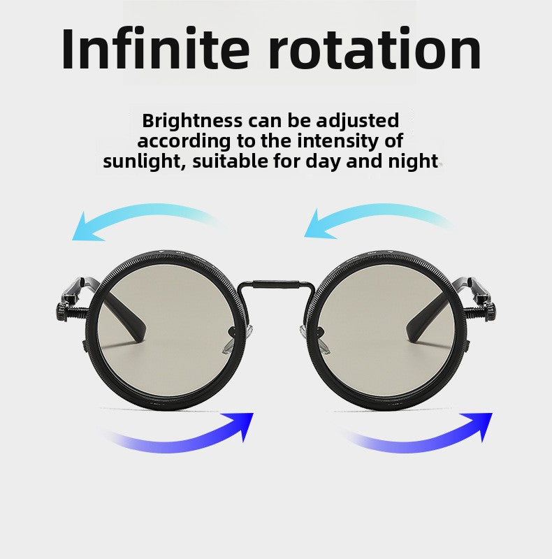 Rotating Neutral Density Filter Polarized Sunglasses