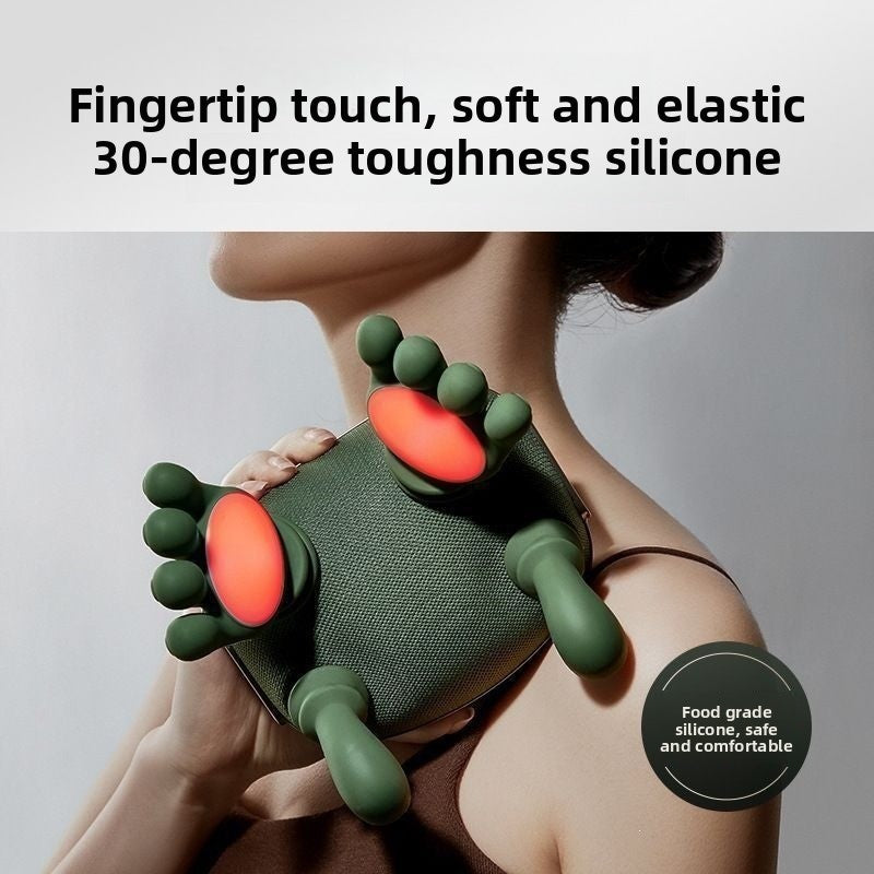 Wireless Shoulder Neck Massager with Heat Therapy