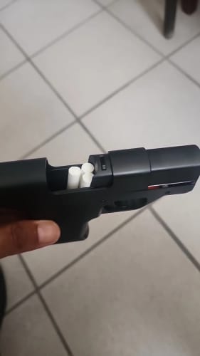 Gun Shaped Lighter & Cigarette Case